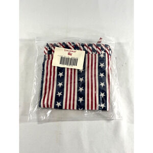 Longaberger Flower Pot All American Stars & Stripes Liner 2630170